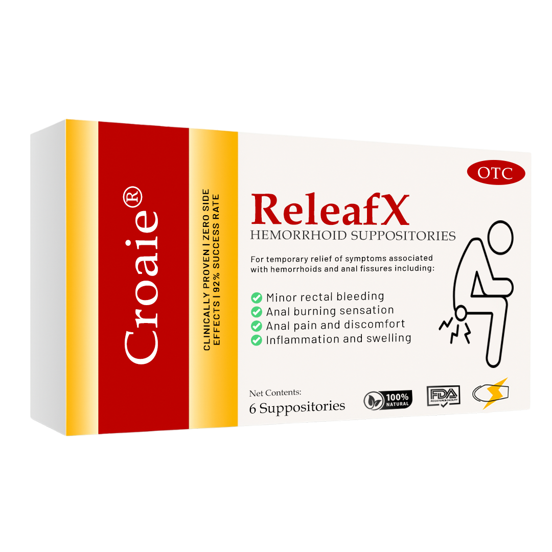 DISCOUNT LIMIT:Croaie® ReleafX Hemorrhoid Suppositories