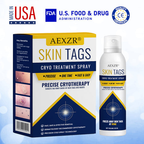 ⚡Instant Removal Power + Clinic-Grade Results🏆AEXZR® Skin Tag Cryo Treatment Spray