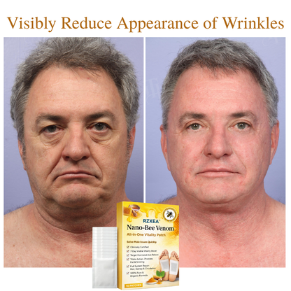 🚀 Core Selling Points: Hormonal Axis Reboot: RZXEA™ Nano-Bee Venom All-in-One Vitality Patch