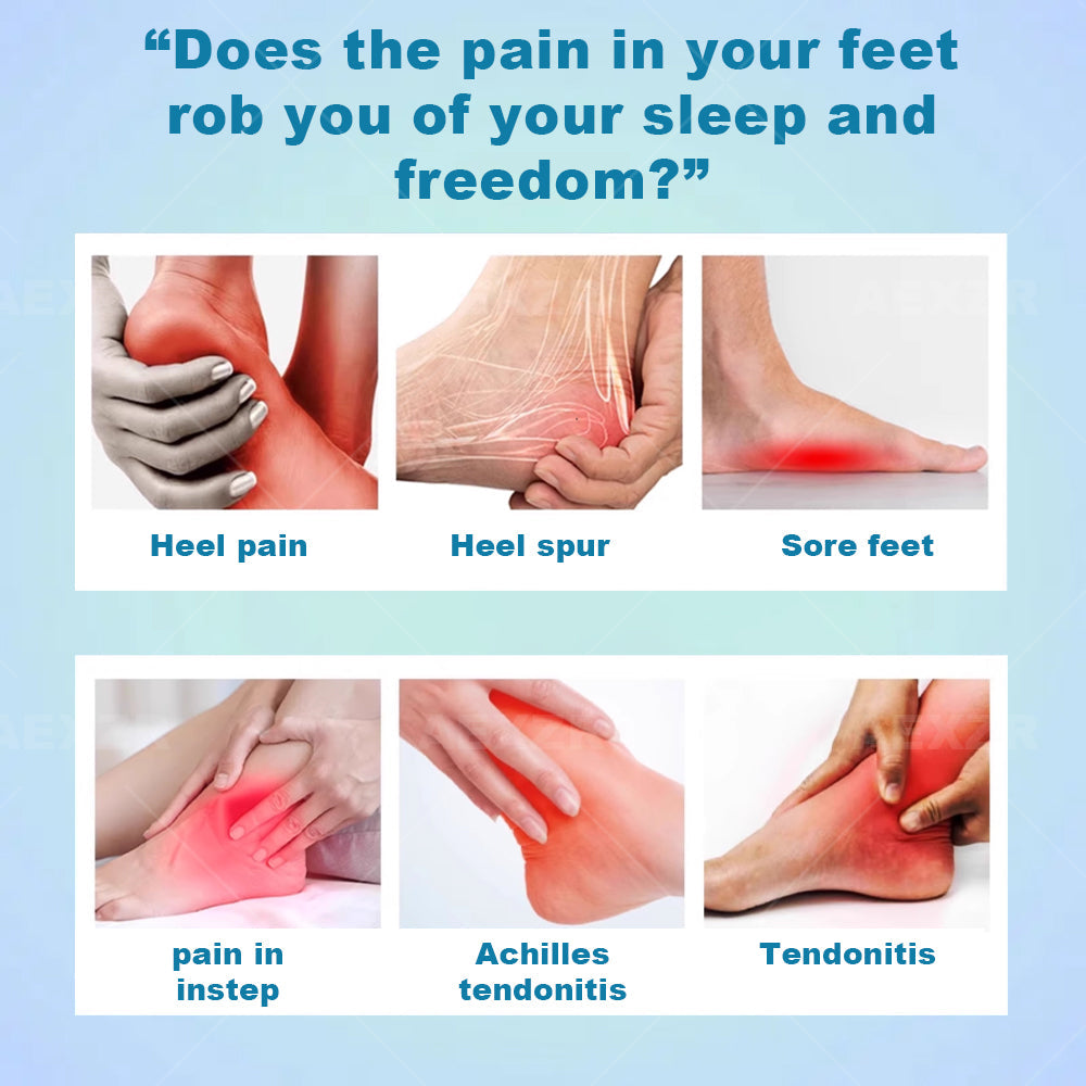 ✅⭐Official Store: AEXZR® Advanced Foot Pain Relief Cream  - Fast Relief for Burning, Tingling & Morning Heel Pain
