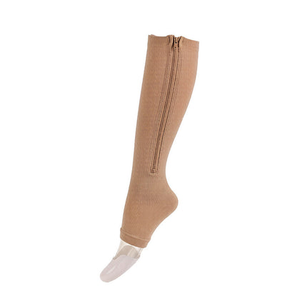 Easy-On Zipper Compression Socks