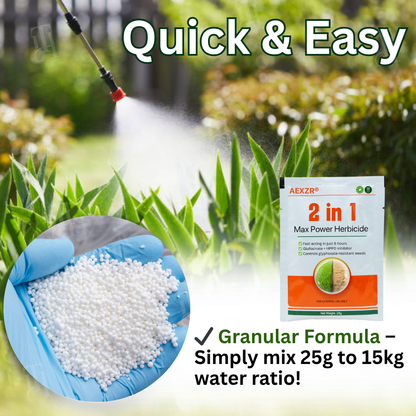 Official Store:AEXZR® 2 in 1 Max Power Herbicide - 6-Hour Action – No more waiting