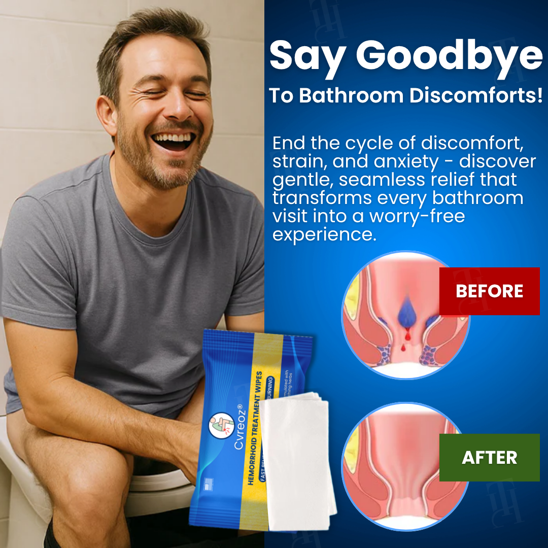 DISCOUNT LIMIT:Cvreoz® Hemorrhoid Treatment Wipes