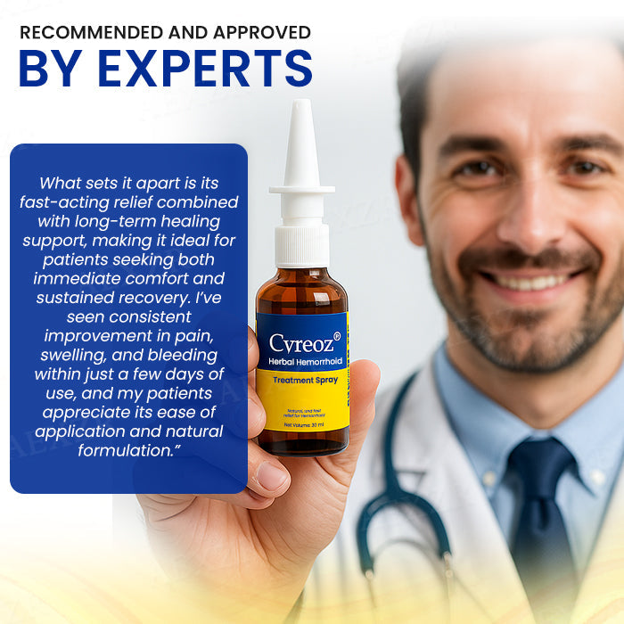Official Store: Cvreoz® Herbal Hemorrhoid Treatment Anal Spray – 7 Days to a Happy, Pain-Free 🍑—Guaranteed!