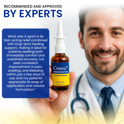 Official Store: Cvreoz® Herbal Hemorrhoid Treatment Anal Spray – 7 Days to a Happy, Pain-Free 🍑—Guaranteed!