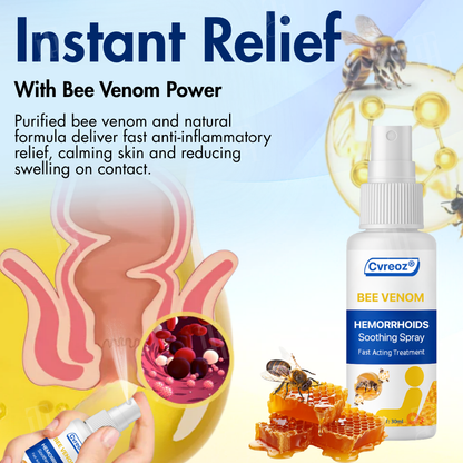 Office Store: Cvreoz® Bee Venom Hemorrhoids Soothing Spray – 7 Days to a Happy, Pain-Free🍑—Guaranteed!