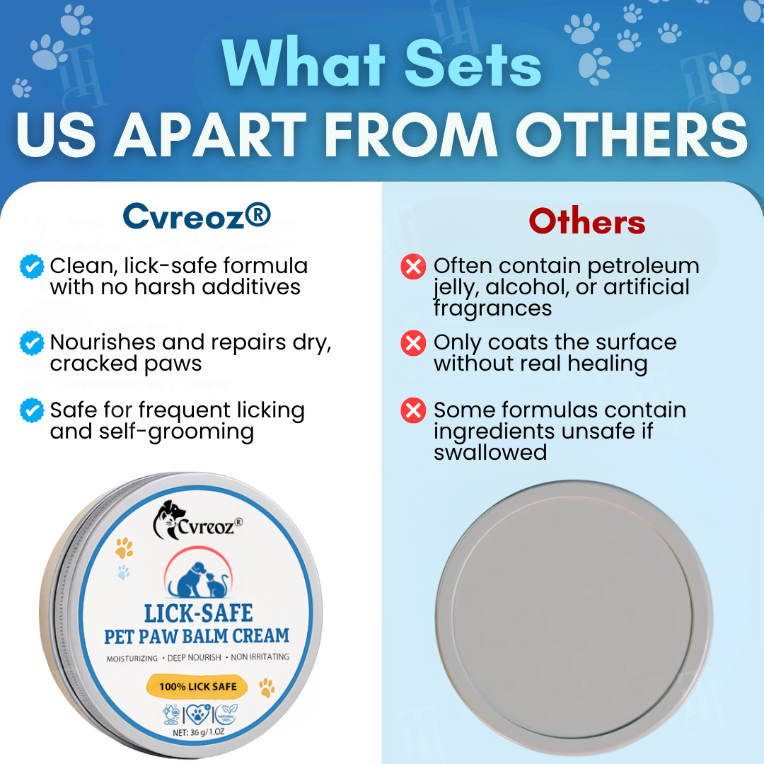 Cvreoz® Lick-Safe Pet Paw Balm Cream