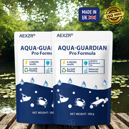 ⏱️ Crystal clear in 24 hours! | 🌿 100% Safe for fish and plants | AEXZR® Aqua-Guardian Pro Formula