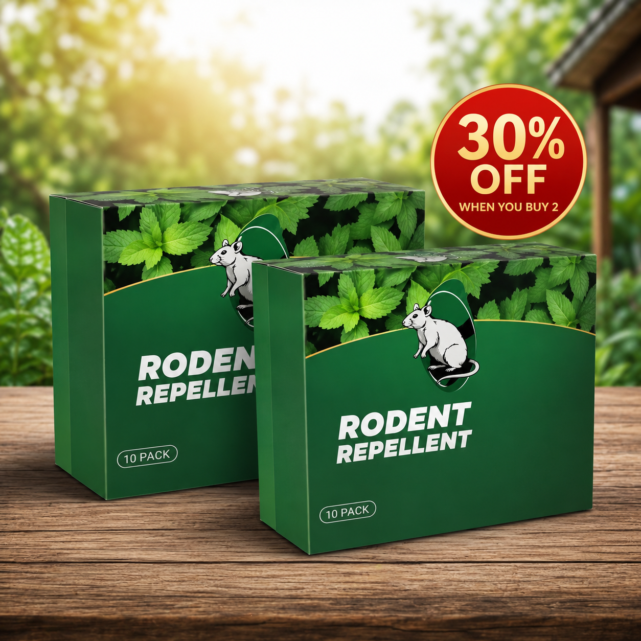 RZXEA™💥LAST DAY SALE 50%OFF💥🟢 Natural Peppermint Rodent Repellent Tablets – 10 Pack