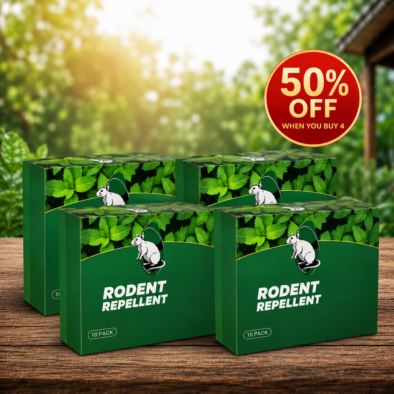 RZXEA™💥LAST DAY SALE 50%OFF💥🟢 Natural Peppermint Rodent Repellent Tablets – 10 Pack