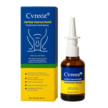 Official Store: Cvreoz® Herbal Hemorrhoid Treatment Anal Spray – 7 Days to a Happy, Pain-Free 🍑—Guaranteed!