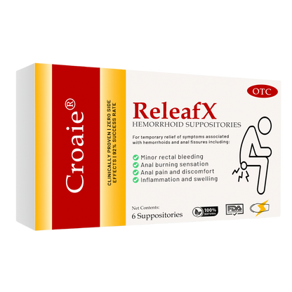 BIG DISCOUNT:Croaie® ReleafX Hemorrhoid Suppositories
