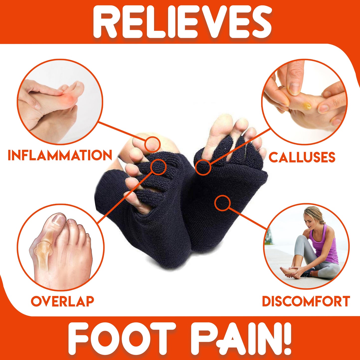 AEXZR®  Bunion Relief Toe Socks