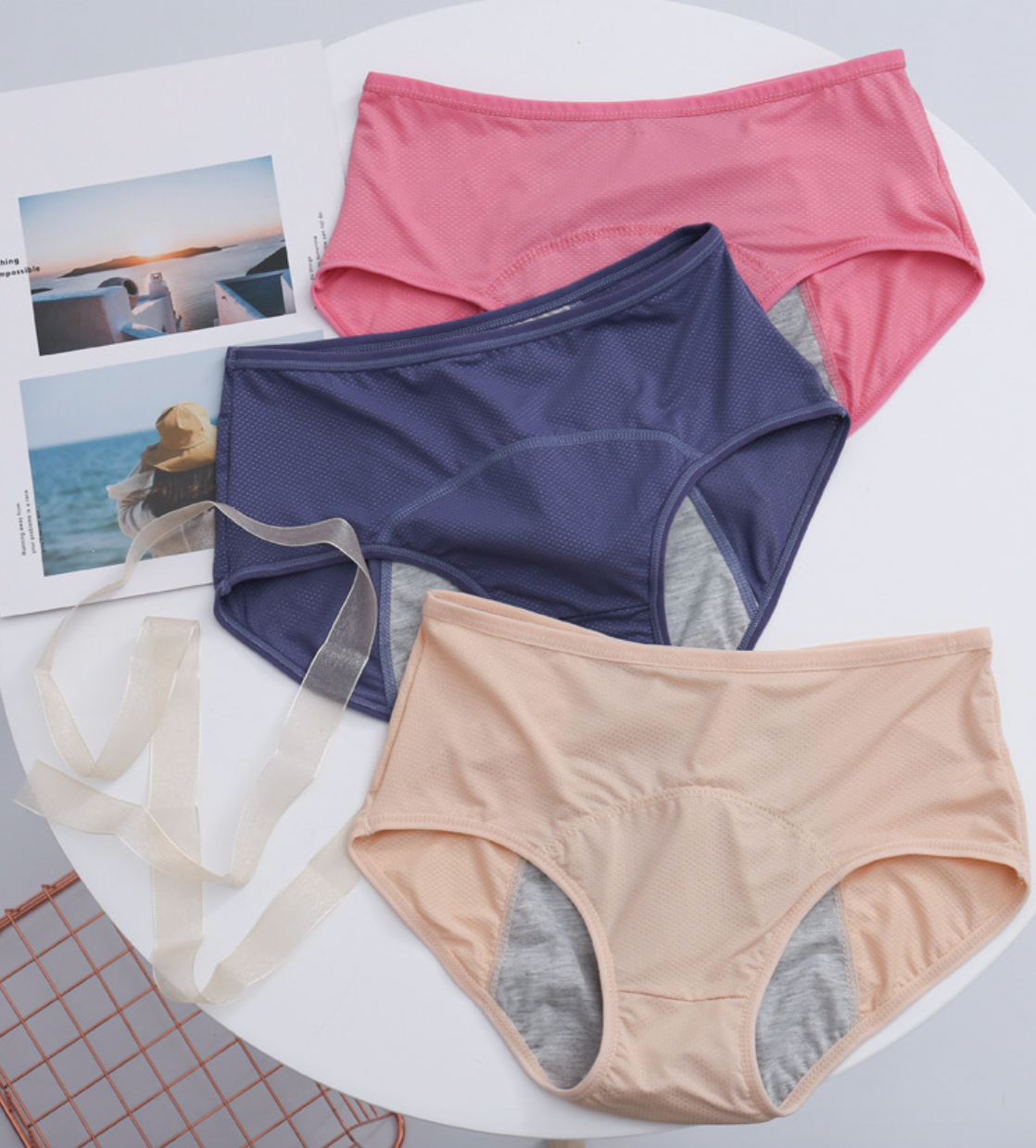 Leakproof Period Panties (3 Pcs)