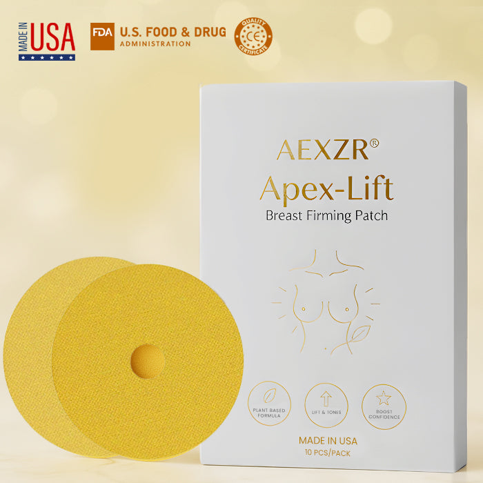 💉1800 Dissolving Needles + 95% Deeper Absorption💎AEXZR® Apex-Lift Volumizing & Lifting Microneedle Bust Patch