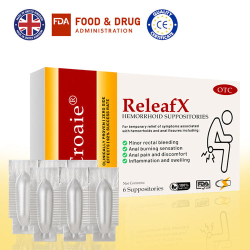 BIG DISCOUNT:Croaie® ReleafX Hemorrhoid Suppositories