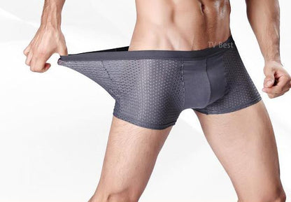 Ice Silk Breathable Boxers(Set of 3)