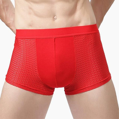 Ice Silk Breathable Boxers(Set of 3)