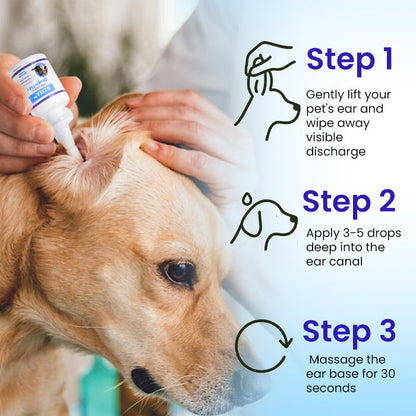 🌟 Official Store |✨ From Smelly & Itchy to Perfectly Clean Ears! RZXEA™ Pet EarPro Drops FM+